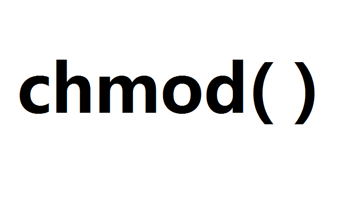 chmod