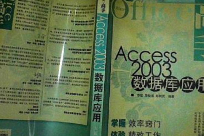 Access 2003資料庫套用：上冊