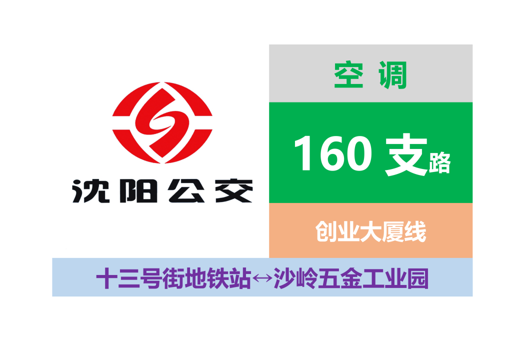 瀋陽公交160支路(創業大廈線)