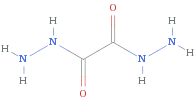 乙二醯肼 分子結構2