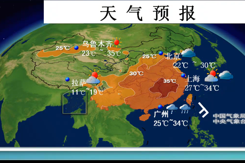 天氣預報(微課課程)