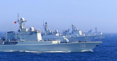 “海上聯合-2013”中俄海上聯合軍事演習