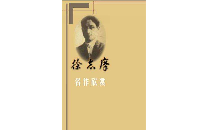 徐志摩名作欣賞-名家析名著叢書