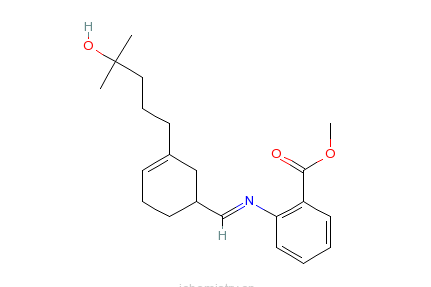 2-[[[3-（4-羥基-4-甲基戊基）-3-環己烯-1-基]亞甲基]氨基]苯甲酸甲酯