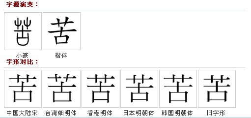 苦(字詞)