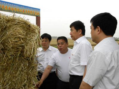 西安市市長陳寶根視察金禾公司