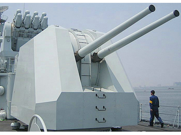 新型雙100毫米自動艦炮