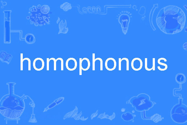 homophonous