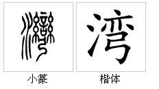 “灣”字的字源演變