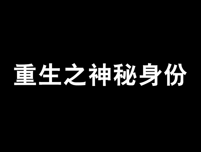 重生之神秘身份