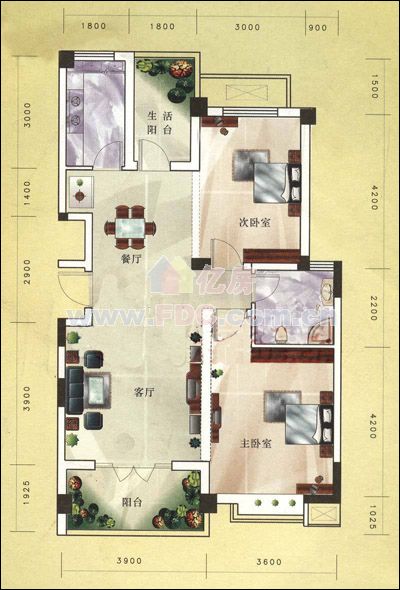 三室兩廳 125.62m2