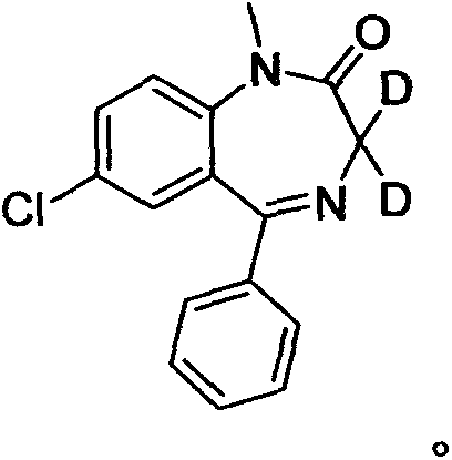 氘代地西泮及其製備方法