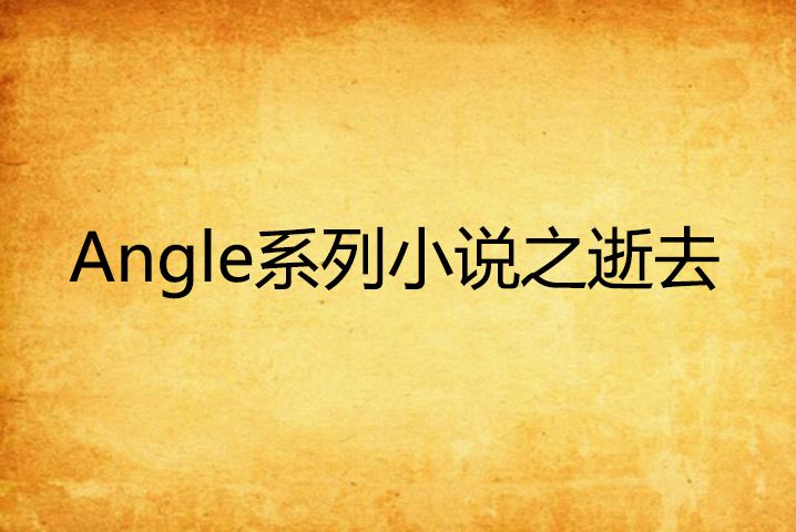 Angle系列小說之逝去