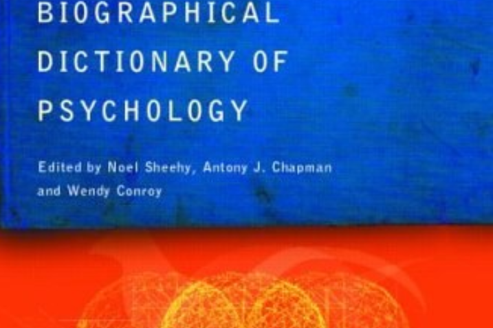 Biographical Dictionary of Psychology