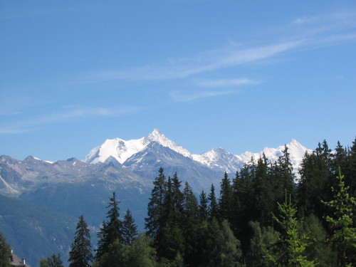 遠眺阿爾卑斯山