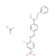 1-[2-[[4-[（2-氯-4-硝基苯基）偶氮]苯基]乙氨基]乙基]吡啶翁乙酸鹽