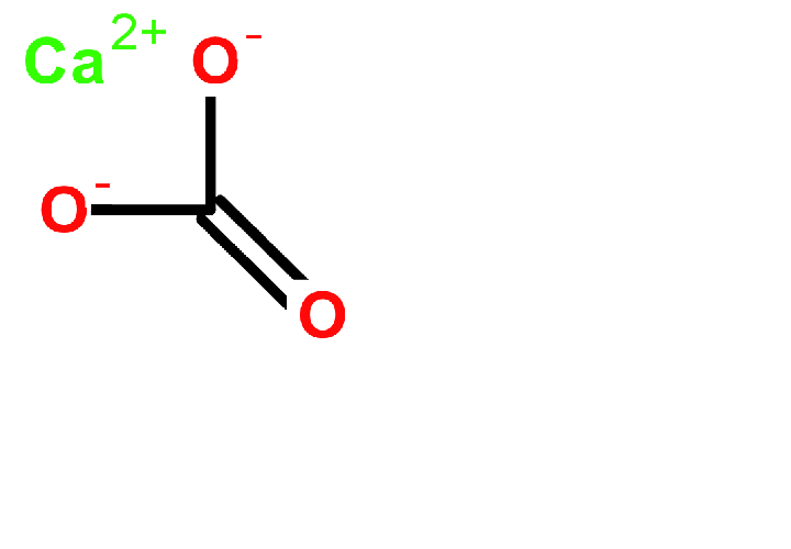 碳酸鈣結構式