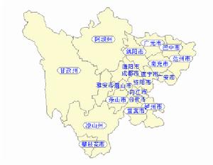 四川地圖