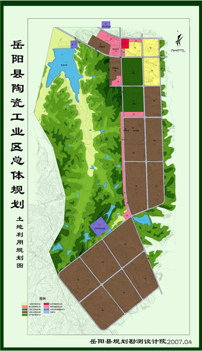 岳陽建材工業園規劃圖