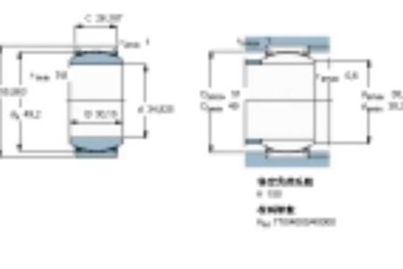 SKF GEZ106TXE-2LS軸承