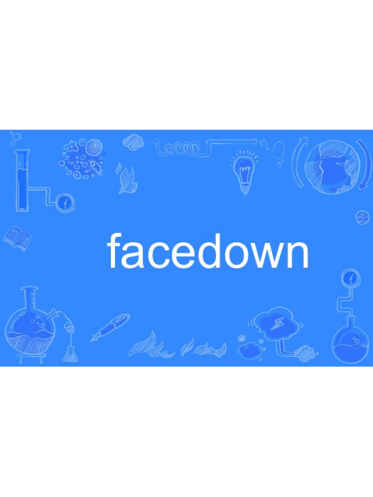 facedown