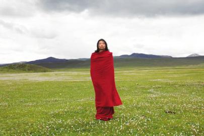 2011年邱光平在四川藏區