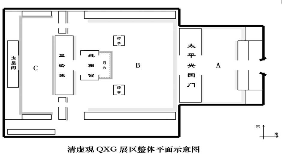 清虛觀平面圖