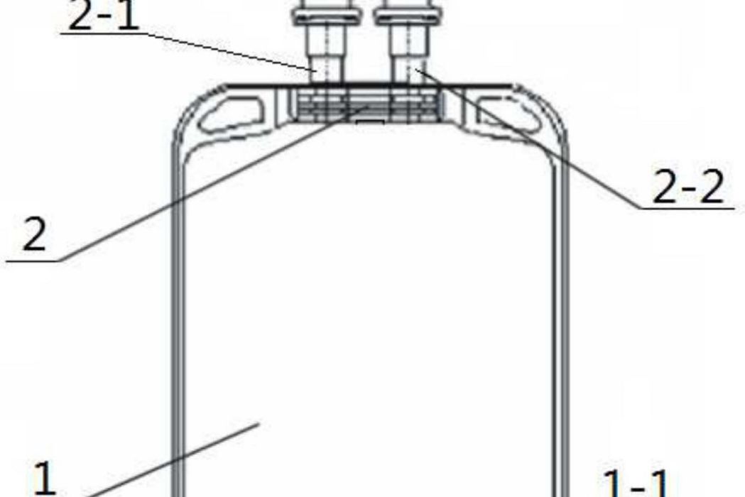 一種一體式雙硬管雙閥輸液軟袋