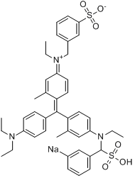 N-[4-[[4-（二乙基氨基）苯基][-4-[乙基-[（3-磺基苯基）甲基]氨基]-2-甲基苯基]-亞甲基]-3-甲基-2,5-環己二烯-