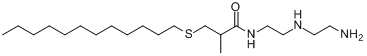 N-[2[（2-氨乙基）氨]乙基]-3-（十二碳硫）-2-甲基-丙醯胺
