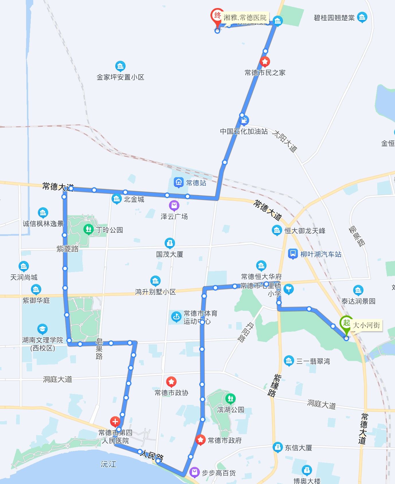 常德公交58路