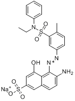 6-氨基-5-[[3-[（乙苯氨基）磺醯]-4-甲苯基]偶氮]-4-羥基-2-萘磺酸鈉