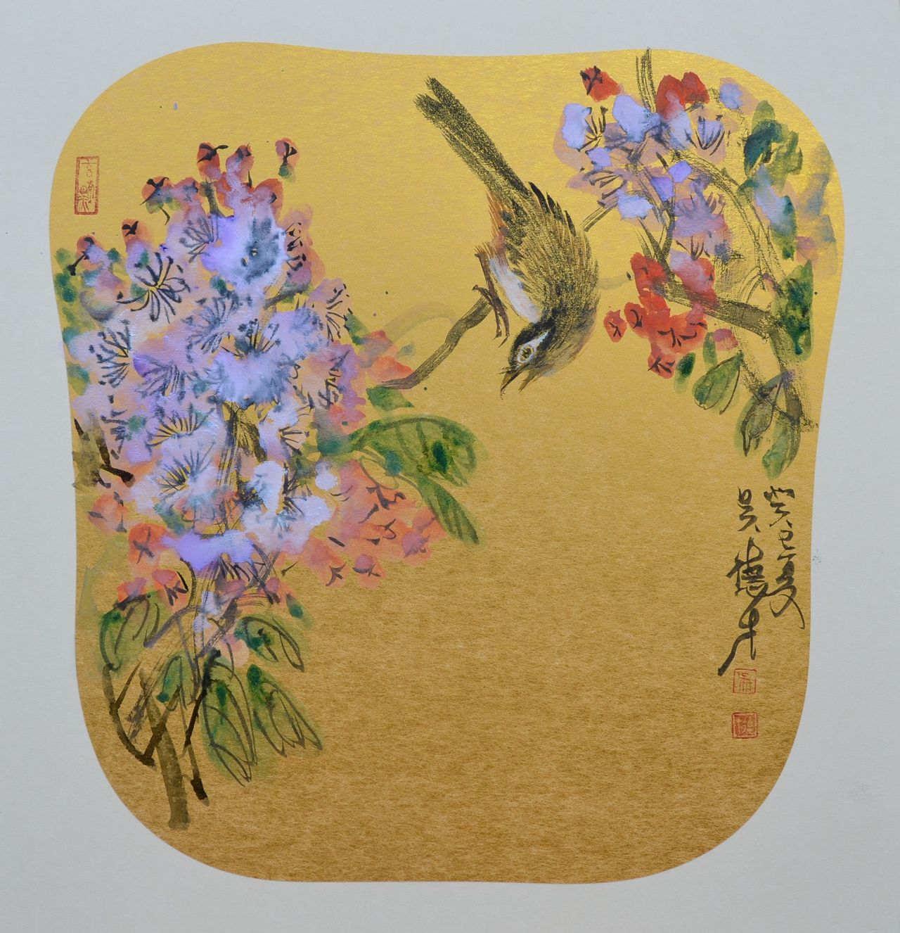 《花鳥小品》吳德才