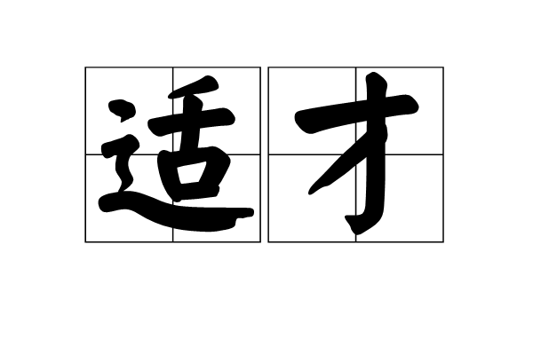 適才