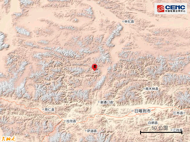 11·22謝通門地震