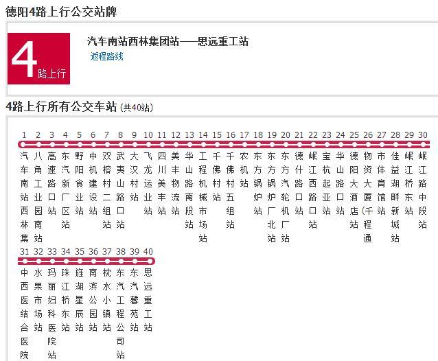 德陽公交4路