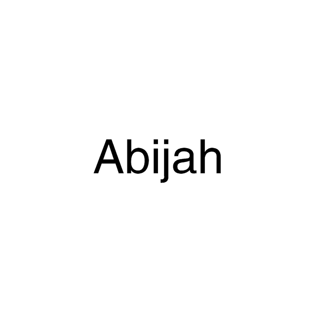 Abijah