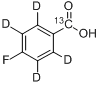 4-氟苯甲酸-α-13C-2,3,5,6-d4