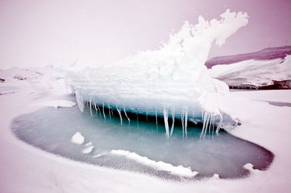 水中的碎冰