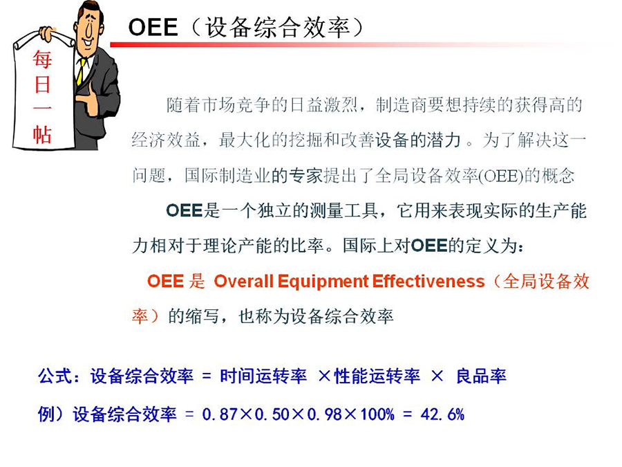 設備效率評價