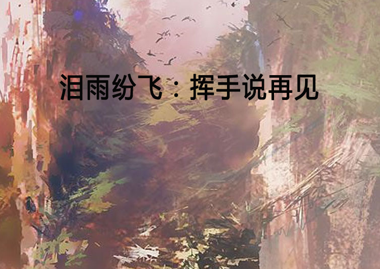 淚雨紛飛：揮手說再見