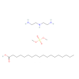 十八烷酸與二聚乙二胺和季銨化二甲基硫酸鹽的反應產物