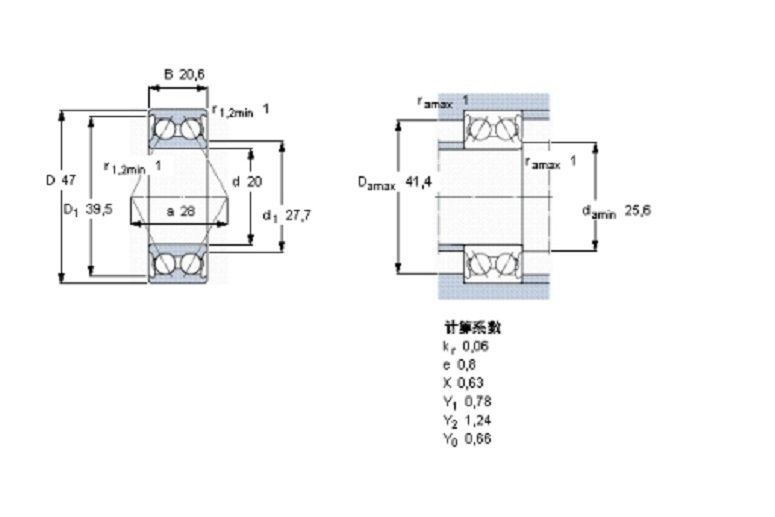 SKF 5204A軸承