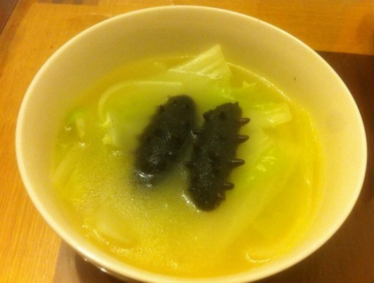 大白菜海參湯