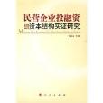 民營企業投融資與資本結構實證研究