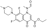 6,8-二氟-1-（甲醯基甲基氨基）-7-（4-甲基-1-哌嗪基）-4-氧代-1,4-二氫喹啉-3-甲酸乙酯