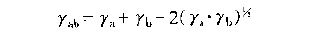 純液體間界面張力分子論