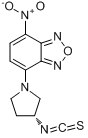 (R)-(-)-4-（3-異硫氰酸基吡咯烷-1-基）-7-硝基-2,1,3-苯並惡二唑[用於旋光純度測定的高效液相色譜標記試劑]