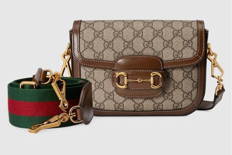 Gucci 馬銜扣1955系列迷你手袋