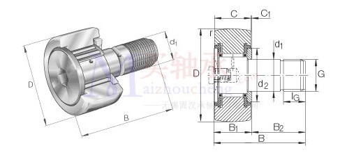 IKO CF24-1VBR軸承